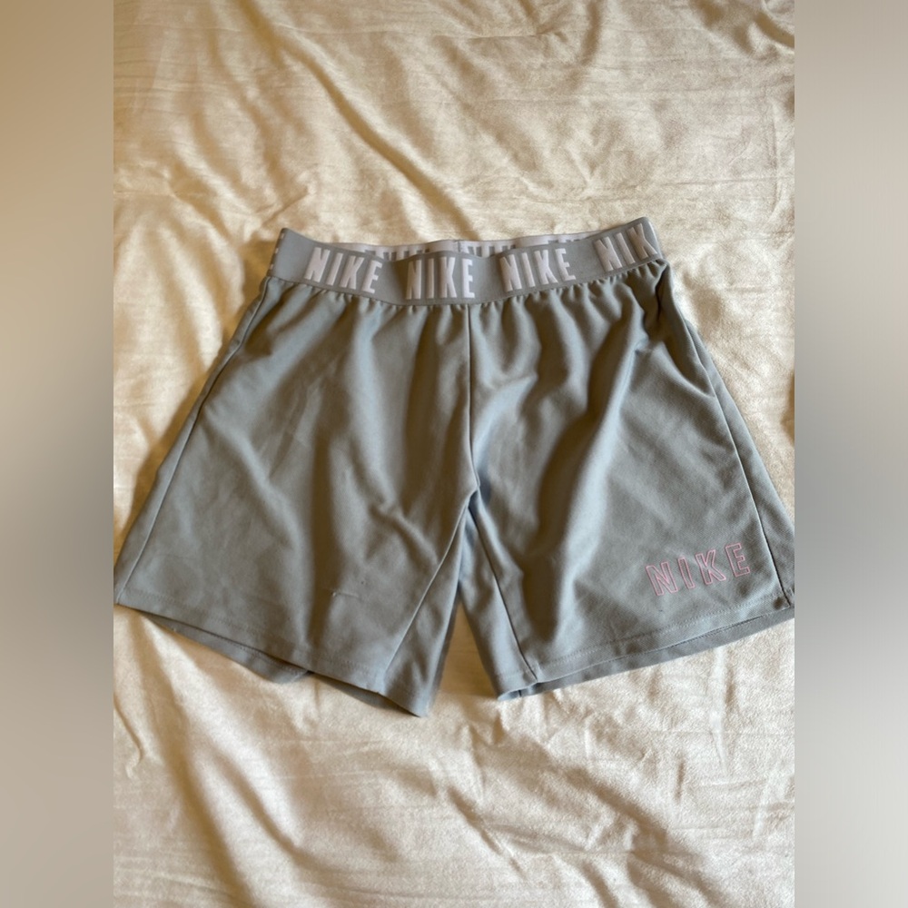 Gray Nike shorts